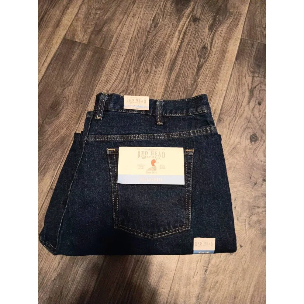 Red Head NWT Dark Blue Jeans Mens Sz 40×30